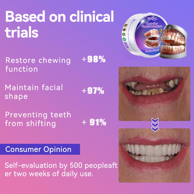 Vioralifes® Next-Generation Comfort Dentures 🦷(Luxurious dentures, lightweight and easy to wear — limited-time 70% OFF)