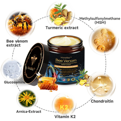 Vioralifes™ Bee Venom and Turmeric Joint and Bone Pain Relief Cream 👨‍⚕️ Approved by the American Academy of Orthopaedic Surgeons (AAOS)