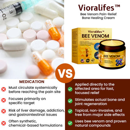 Hot Sales - 50% OFF🌿 Vioralifes™ Bee Venom Pain-Relief Bone Healing Cream
