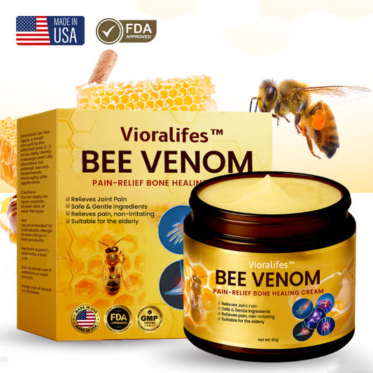 Hot Sales - 50% OFF🌿 Vioralifes™ Bee Venom Pain-Relief Bone Healing Cream