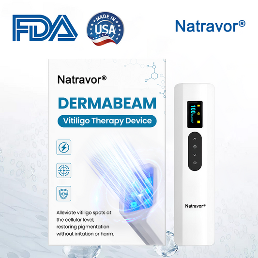 Natravor® DermaBeam Vitiligo Therapy Device ✅3-5 Second Vitiligo Treatment, Visible Results in Just 2 Weeks