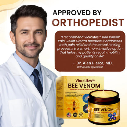 Hot Sales - 50% OFF🌿 Vioralifes™ Bee Venom Pain-Relief Bone Healing Cream