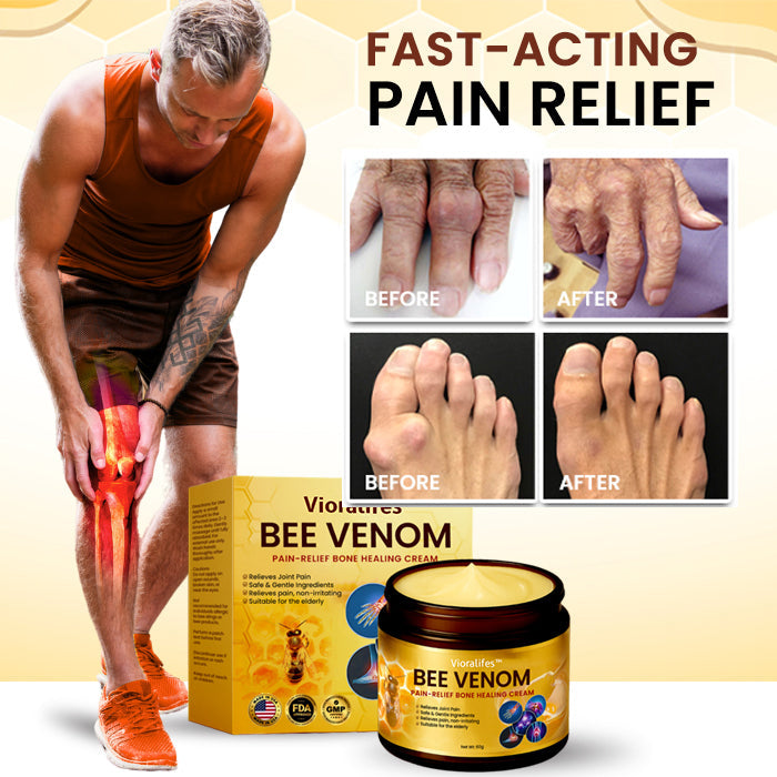 Hot Sales - 50% OFF🌿 Vioralifes™ Bee Venom Pain-Relief Bone Healing Cream