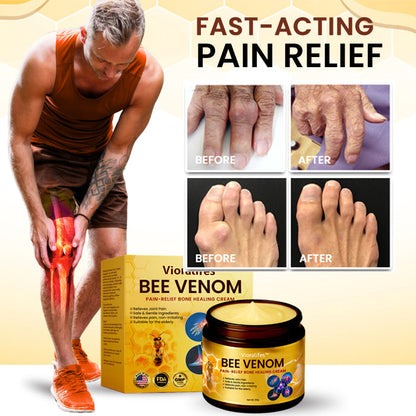 Hot Sales - 50% OFF🌿 Vioralifes™ Bee Venom Pain-Relief Bone Healing Cream
