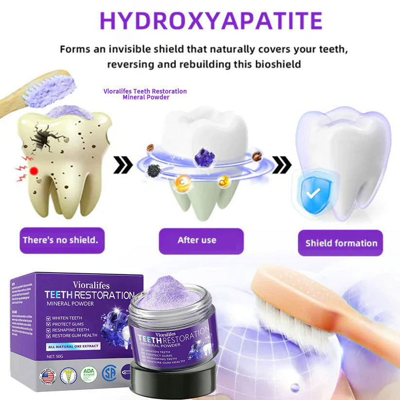 Vioralifes™ Teeth Restoration Mineral Powder🦷(ADA Recommended) (🎁Flash Sale - Don’t Miss Out)