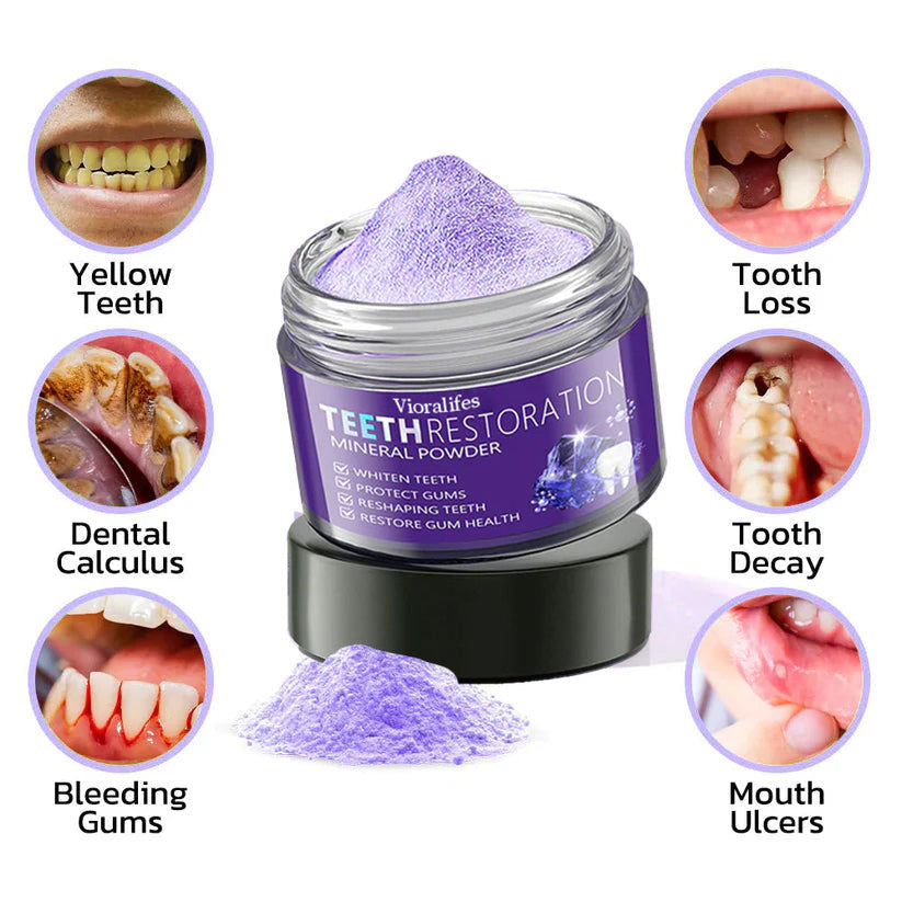 Vioralifes™ Teeth Restoration Mineral Powder🦷(ADA Recommended) (🎁Flash Sale - Don’t Miss Out)