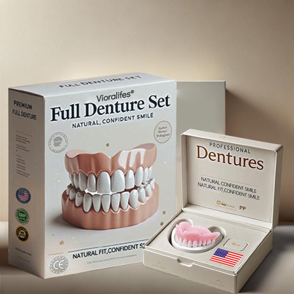 Vioralifes®-🦷Advanced Customized Full Denture Set🦷 (⏰Limited time discount last 30 minutes⏰)