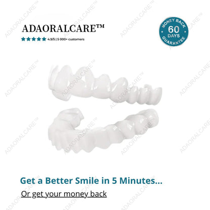 ADAORALCARE™Clip-On Veneers — Instant, Custom Fit Smile in Seconds