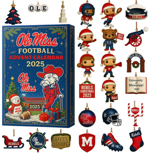 🔥Last Day 75% OFF – Ole Miss Rebels football Advent Calendar 2025