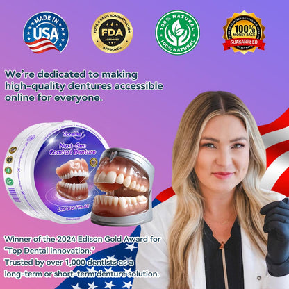 Vioralifes® Next-Generation Comfort Dentures 🦷(Luxurious dentures, lightweight and easy to wear — limited-time 70% OFF)