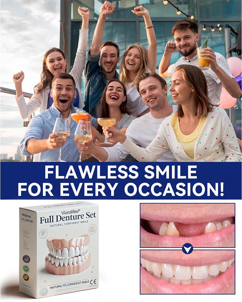 Vioralifes®-🦷Advanced Customized Full Denture Set🦷 (⏰Limited time discount last 30 minutes⏰)