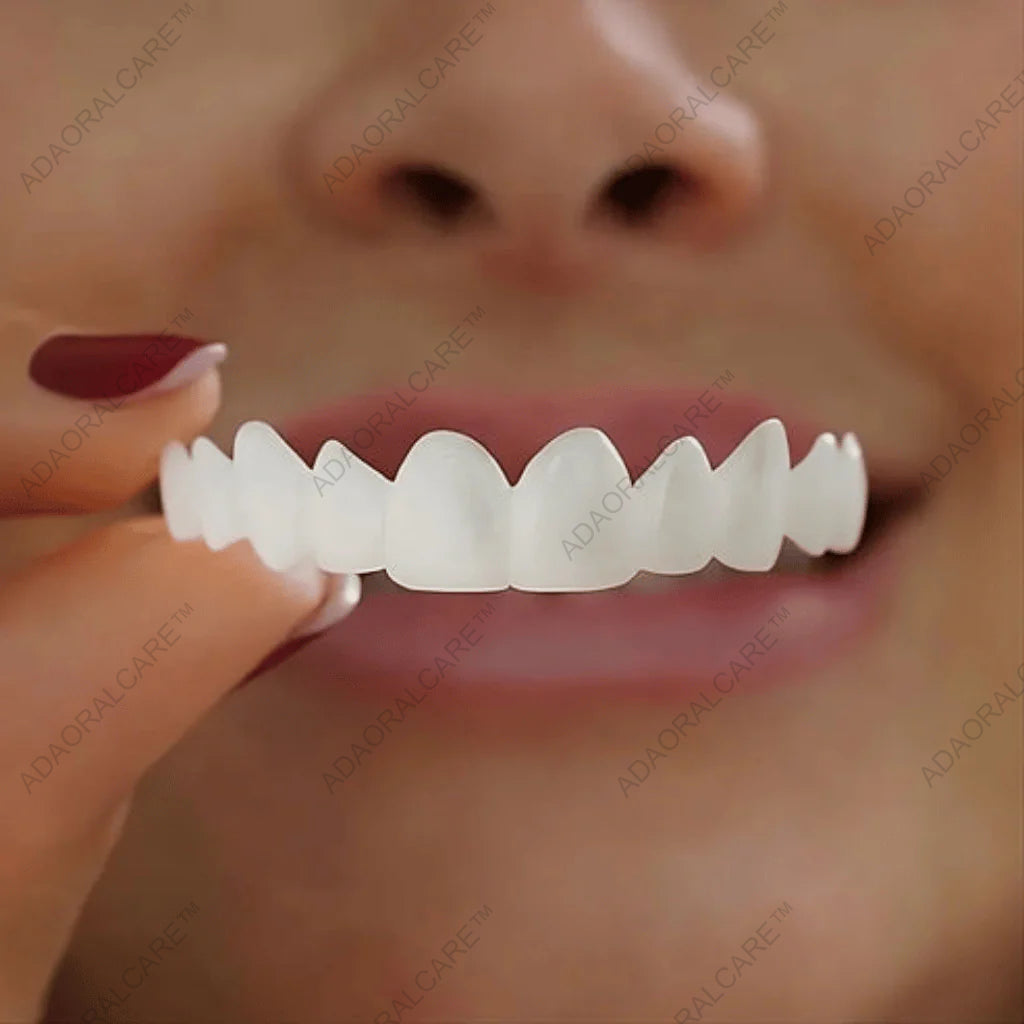 ADAORALCARE™Clip-On Veneers — Instant, Custom Fit Smile in Seconds