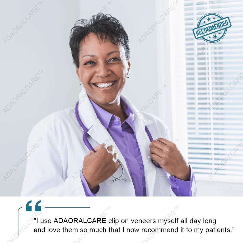 ADAORALCARE™Clip-On Veneers — Instant, Custom Fit Smile in Seconds