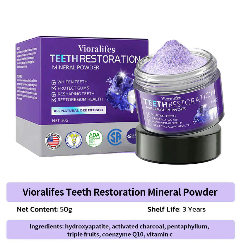 Vioralifes™ Teeth Restoration Mineral Powder🦷(ADA Recommended) (🎁Flash Sale - Don’t Miss Out)