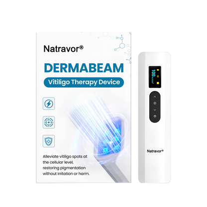 Natravor® DermaBeam Vitiligo Therapy Device ✅3-5 Second Vitiligo Treatment, Visible Results in Just 2 Weeks
